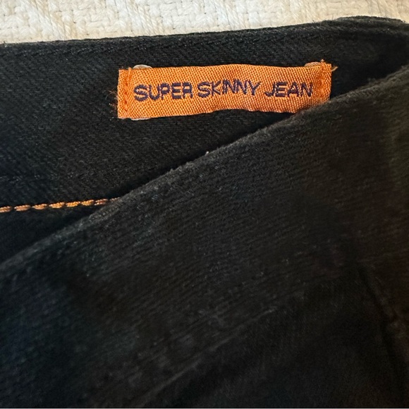 Tory Burch Vintage Super Skinny Jeans in Black Size 27 - Picture 4 of 5